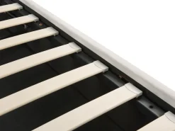 Beliani Parisanky Sametti Säilytystila Luonnonvalkoinen 180 X 200 Cm Lavaur Store