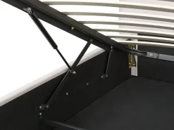 Beliani Parisanky Sametti Säilytystila Luonnonvalkoinen 180 X 200 Cm Lavaur Store