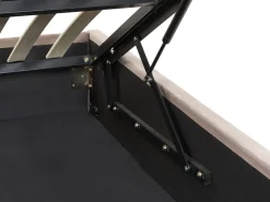 Beliani Parisanky Sametti Säilytystila Ruskeanharmaa 180 X 200 Cm Rouen Shop