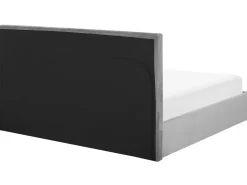 Beliani Parisanky Sametti Säilytystila Vaaleanharmaa 160 X 200 Cm Lorient Hot