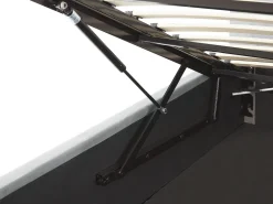 Beliani Parisanky Sametti Säilytystila Vaaleanharmaa 160 X 200 Cm Lorient Hot