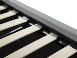 Beliani Parisanky Sametti Säilytystila Vaaleanharmaa 160 X 200 Cm Lorient Hot