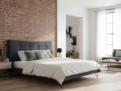 Beliani Parisanky Sametti Tummanharmaa 180 X 200 Cm Lannion Discount