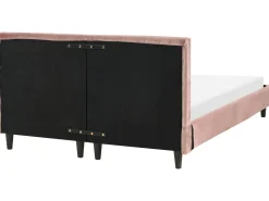 Beliani Parisanky Sametti Vaaleanpunainen 140 X 200 Cm Fitou Hot