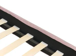 Beliani Parisanky Sametti Vaaleanpunainen 140 X 200 Cm Fitou Hot