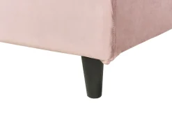 Beliani Parisanky Sametti Vaaleanpunainen 140 X 200 Cm Fitou Hot