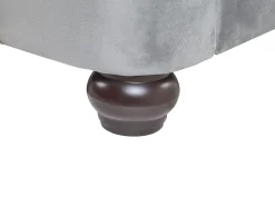 Beliani Parisanky Sametti Vaaleanharmaa 180 X 200 Cm Cavaillon Best Sale