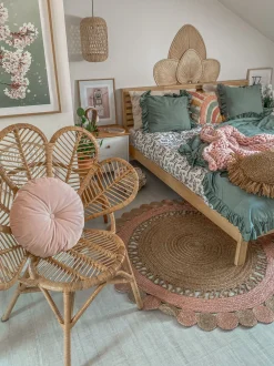 Beliani Parisanky Vaalea Kumipuu 180 X 200 Cm Carnac Hot