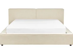 Beliani Parisanky Vakosametti Beige 180 X 200 Cm Linards Cheap