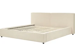 Beliani Parisanky Vakosametti Beige 180 X 200 Cm Linards Cheap