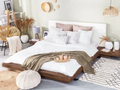 Beliani Parisanky YoPöydät Ruskea 180 X 200 Cm Zen Shop