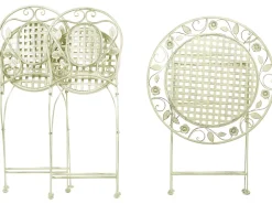 Beliani Parvekekalustesetti Metallinen Vaaleanvihrea Bivio Hot