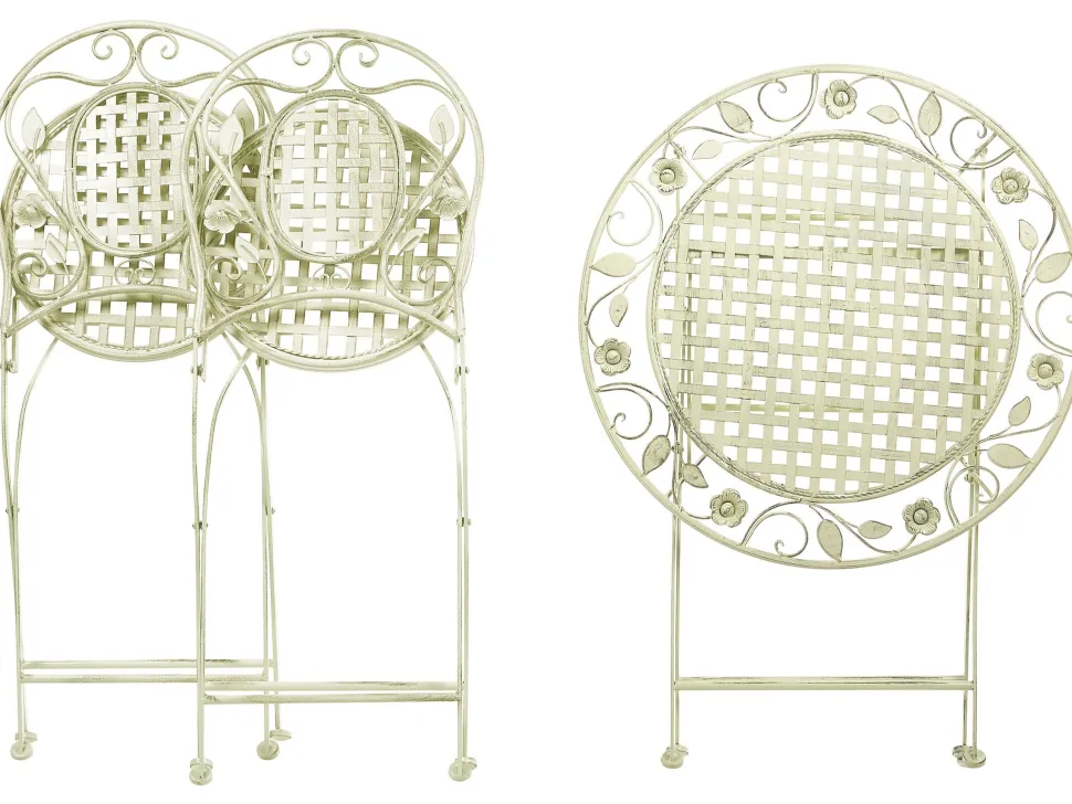 Beliani Parvekekalustesetti Metallinen Vaaleanvihrea Bivio Hot