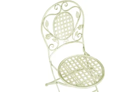 Beliani Parvekekalustesetti Metallinen Vaaleanvihrea Bivio Hot