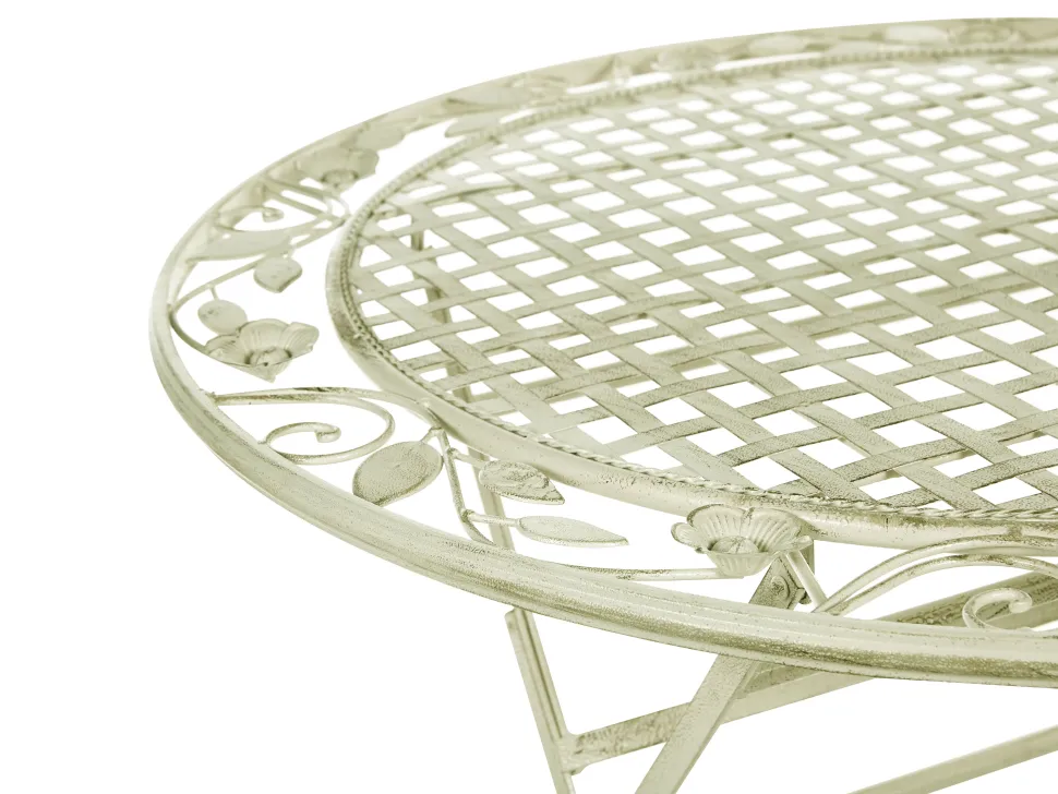 Beliani Parvekekalustesetti Metallinen Vaaleanvihrea Bivio Hot