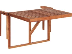 Beliani Parvekepoyta 60X40 Cm Puinen Tumma Udine Sale