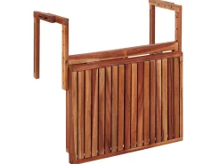 Beliani Parvekepoyta 60X40 Cm Puinen Tumma Udine Sale