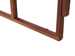 Beliani Parvekepoyta 60X40 Cm Puinen Tumma Udine Sale