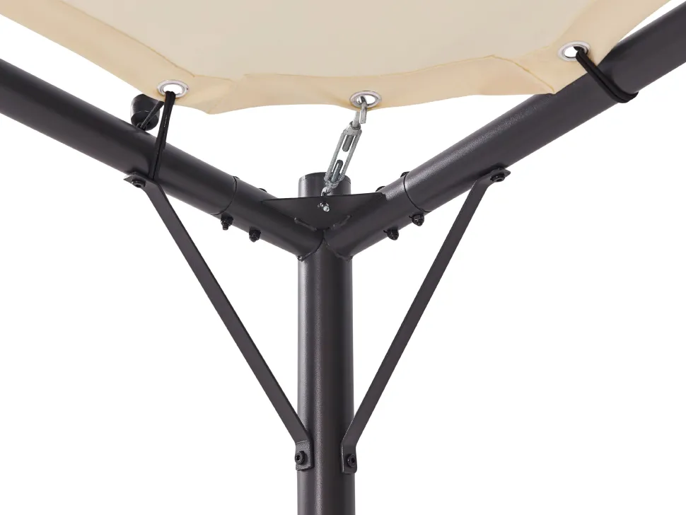 Beliani Paviljonki Beige 300 X 300 Cm Aventine New