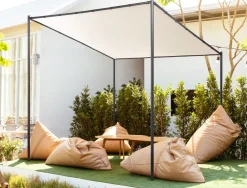 Beliani Paviljonki Beige 282 X 294 Cm Vimino New