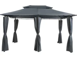 Beliani Paviljonki Grafiitinharmaa 400 X 300 Cm Colos Shop