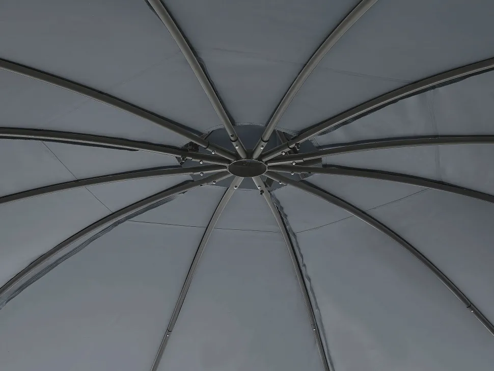 Beliani Paviljonki Grafiitinharmaa 360 X 275 Cm Safara Online