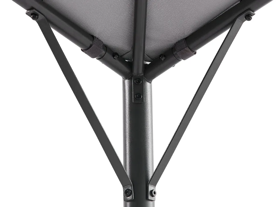 Beliani Paviljonki Harmaa 305 X 305 Cm Vomero Cheap