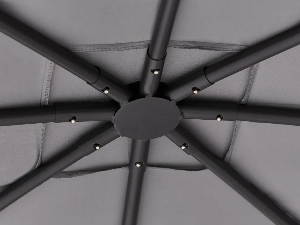 Beliani Paviljonki Harmaa 305 X 305 Cm Vomero Cheap