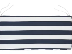 Beliani Pehmuste 112 X 54 Cm Laivastonsininen Raidallinen Vivara Flash Sale