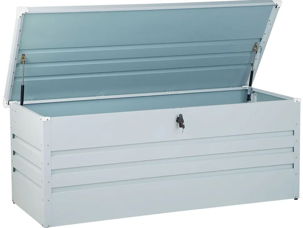 Beliani Pehmustelaatikko Teraksinen Vaaleanharmaa 165X70 Cm Cebrosa Best