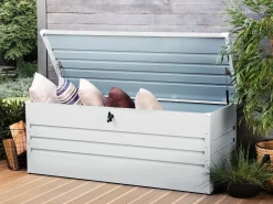 Beliani Pehmustelaatikko Teraksinen Vaaleanharmaa 165X70 Cm Cebrosa Best