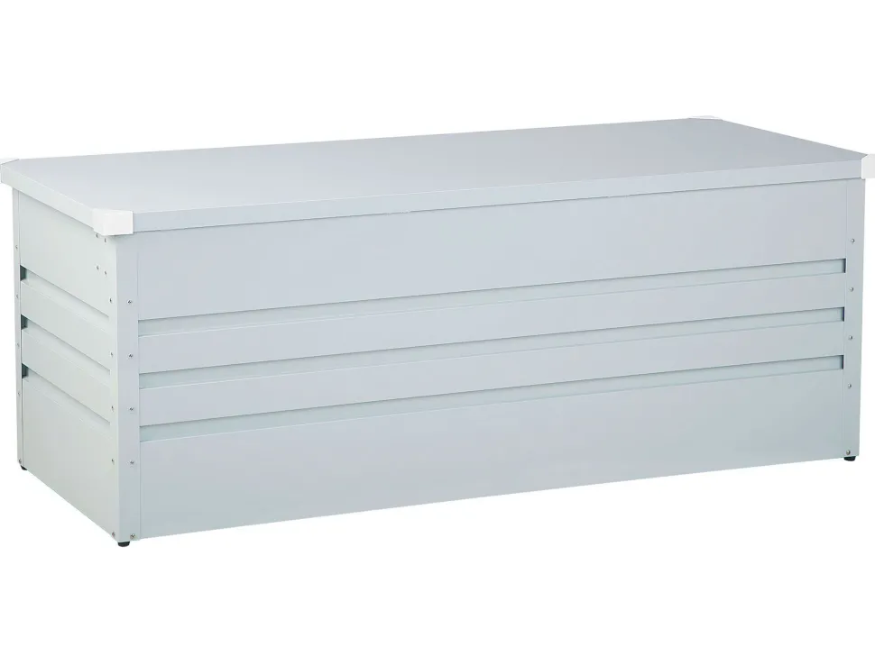 Beliani Pehmustelaatikko Teraksinen Vaaleanharmaa 165X70 Cm Cebrosa Best