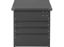 Beliani Pehmustelaatikko Teraksinen Grafiitinharmaa 132X62 Cm Cebrosa Cheap