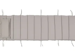 Beliani Pehmustetyyny Lepotuoliin 180 X 60 X 5 Cm Ruskeanharmaa Brescia Fashion