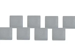 Beliani Pehmustetyyny Tuoliin Harmaa 8Kpl Sassari New