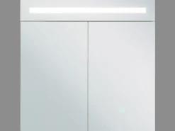 Beliani Peilikaappi Led-Valo Valkoinen 60 X 60 Cm Jaramillo Hot