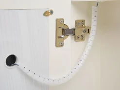 Beliani Peilikaappi Led-Valo Valkoinen 60 X 60 Cm Chabunco Cheap