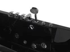 Beliani Poreamme Led-Valot Musta 170 X 80 Cm Hawes Clearance