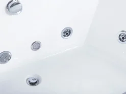 Beliani Poreamme Led-Valot Valkoinen 175 X 85 Cm Fuerte Best Sale