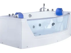 Beliani Poreamme Led-Valot Valkoinen 175 X 85 Cm Fuerte Best Sale