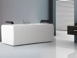 Beliani Poreamme Led-Valot Valkoinen 172 X 83 Cm Montego Sale