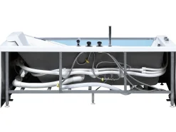 Beliani Poreamme Led-Valot Valkoinen 180 X 90 Cm Marquis Fashion