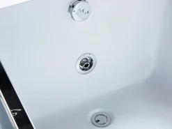 Beliani Poreamme Led-Valot Valkoinen 180 X 90 Cm Marquis Fashion