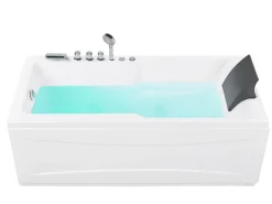 Beliani Poreamme Oikeak. Led-Valot Valkoinen 169 X 81 Cm Artemisa New