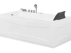 Beliani Poreamme Oikeak. Led-Valot Valkoinen 169 X 81 Cm Artemisa New