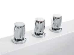 Beliani Poreamme Oikeak. Led-Valot Valkoinen 183 X 90 Cm Varadero Clearance