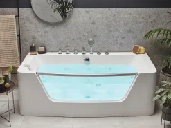 Beliani Poreamme Valkoinen 170 X 85 Cm Barranca Best