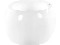 Beliani Poreamme Vapaasti Seisova Led-Valot Valkoinen 180 X 100 Cm Mustique Outlet