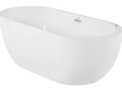 Beliani Poreamme Vapaasti Seisova Led-Valot Valkoinen 170 X 80 Cm Nevis Online