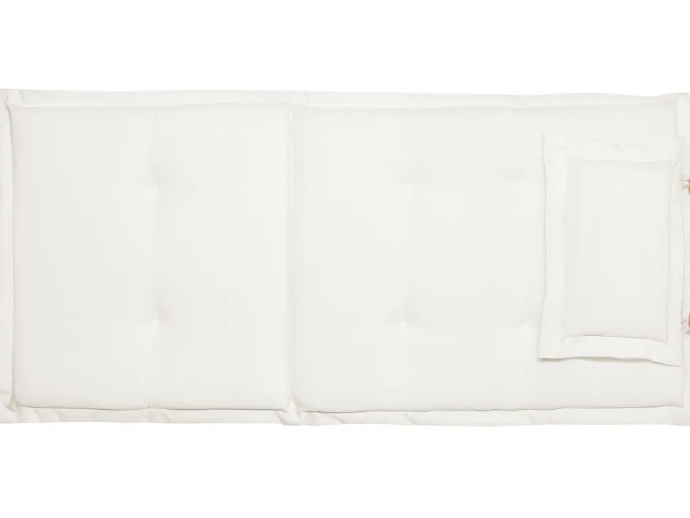 Beliani Poyta Ja 2 Tuolia Luonnonvalkoisilla Tyynyilla Toscana Sale